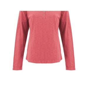 NEW OLD RANCH women's layla henley top in earth red